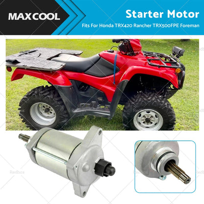 Starter Motor for Honda TRX420 FourTrax Rancher 420 (2007-2023)