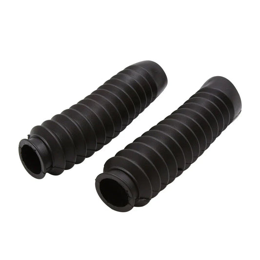 2 x Black Motorcycle Front Fork Dust Covers for Honda Wuyang