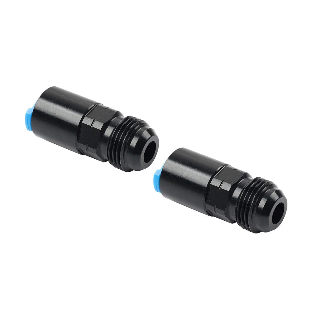 8AN Male to 3/8" Female SAE Quick-Disconnect EFI Fuel Rail Fitting