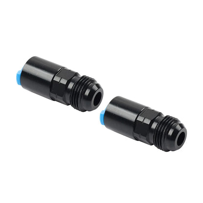 8AN Male to 3/8" Female SAE Quick-Disconnect EFI Fuel Rail Fitting