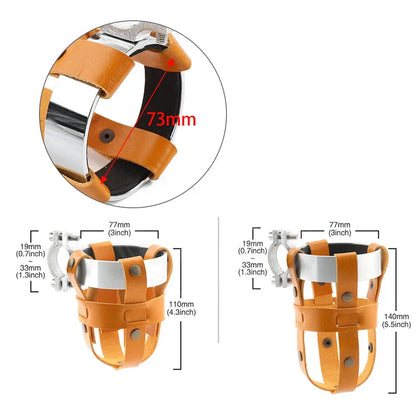 19mm-33mm Handlebar Cup Holder Drink Basket for Harley Chopper