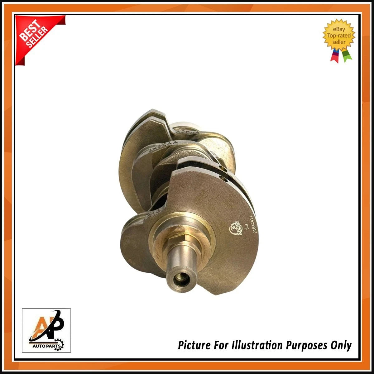 Crankshaft for Jaguar Land Rover 3.0 TDV6 306DT Diesel Engine (2009–2019)