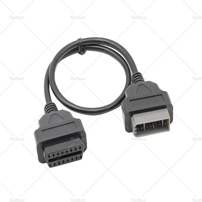 14 Pin OBD1 to 16 Pin OBD2 Diagnostic Connector Adapter for Nissan