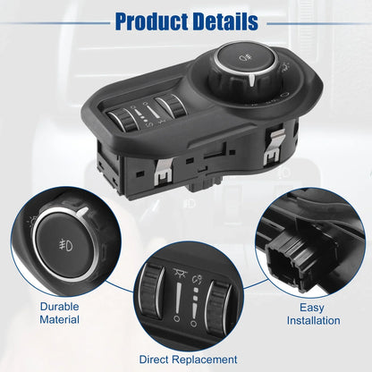 Headlight Lamp Switch Button for Dodge RAM 1500 2500 3500 (2010-2018)