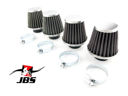 52mm Chrome Pod Air Filter Cleaner Set for Kawasaki GPZ550 (1984-1985)