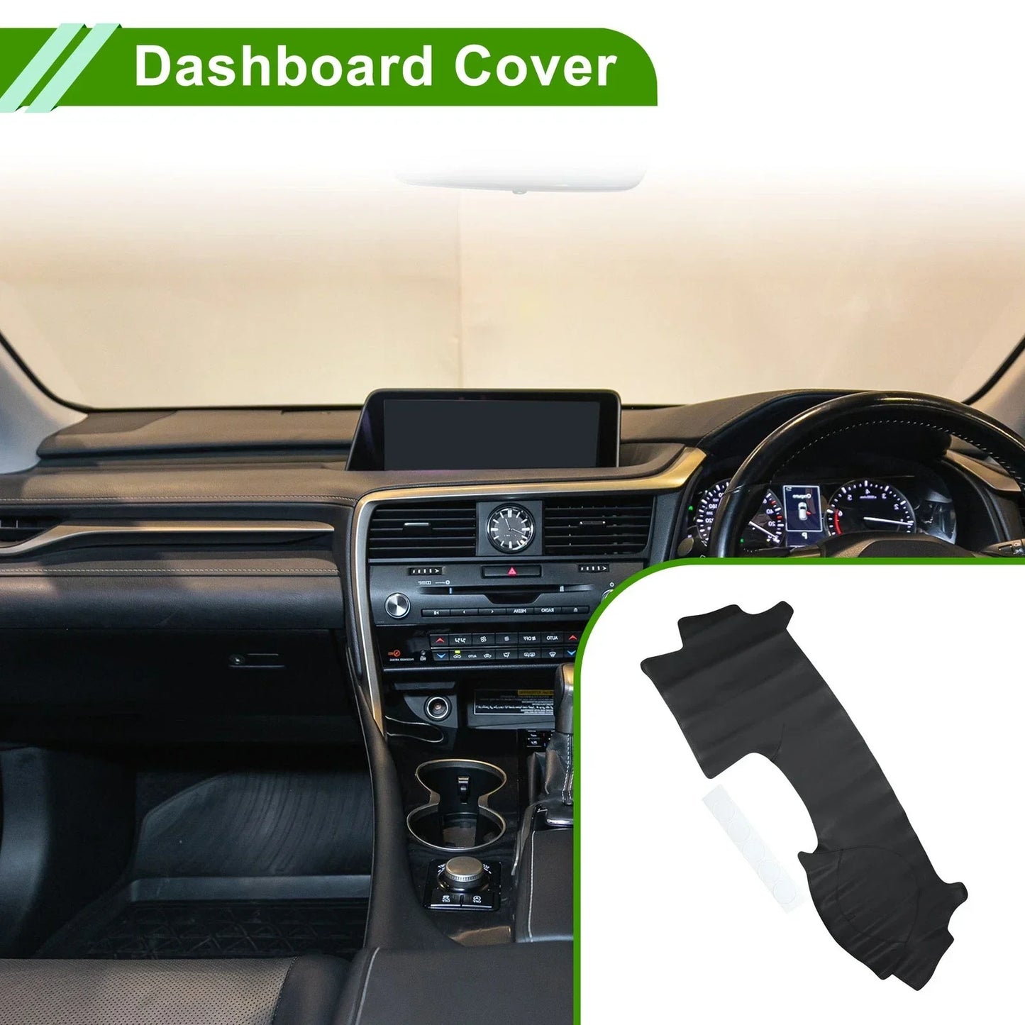 Dashboard Cover Mat for Lexus RX300 (1999-2003) - Black Dash Carpet