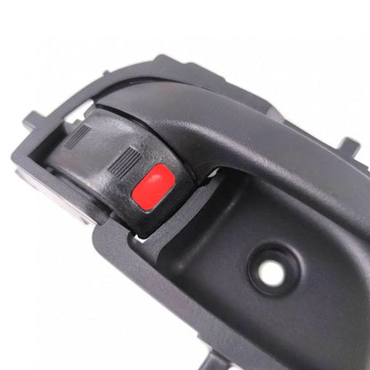 Interior Door Handle Black Pair L+R Fits Toyota Vios Yaris 4D Sedan 2007-12 D06