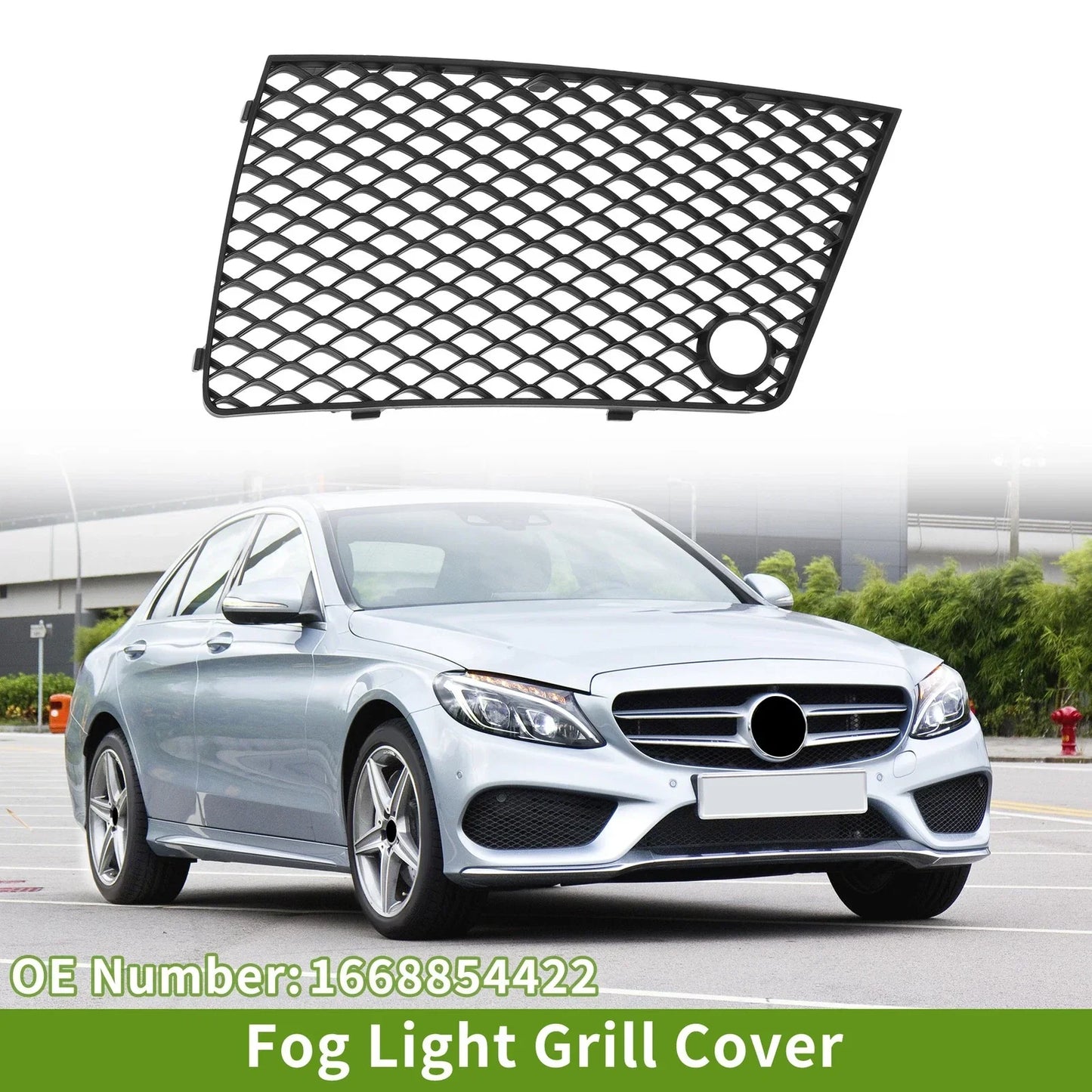 Front Right Fog Light Grill for Mercedes GL63 AMG (2013-2019)