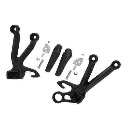 Passenger Footrests Footpegs Bracket for Suzuki GSXR1000 GSX-R1000 (2003-2004)