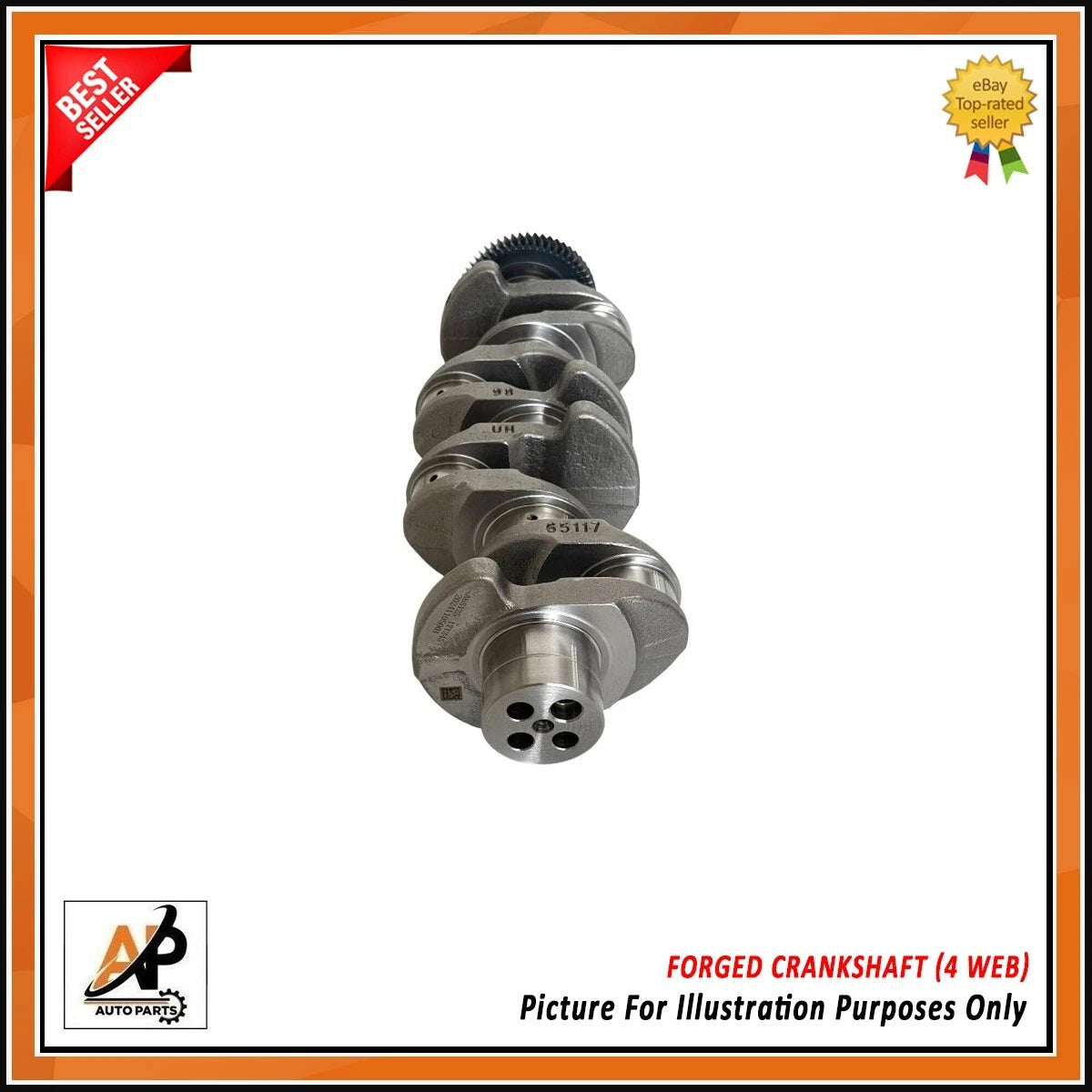 Forged Crankshaft OEM Replacement for Mercedes OM651 C Class W204 (2010–2015)