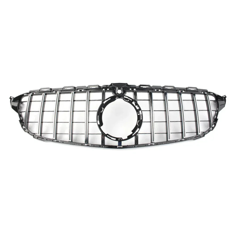 GTR Style Upper Bumper Mesh Grille for Mercedes-Benz C Class W205 C200 (19-23)