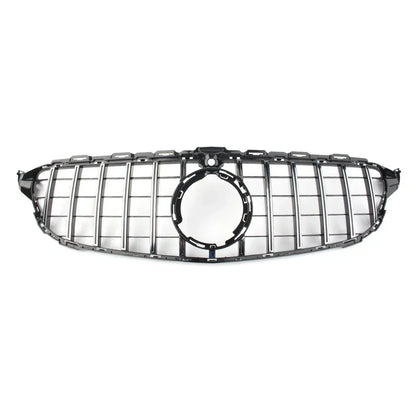 GTR Style Upper Bumper Mesh Grille for Mercedes-Benz C Class W205 C200 (19-23)