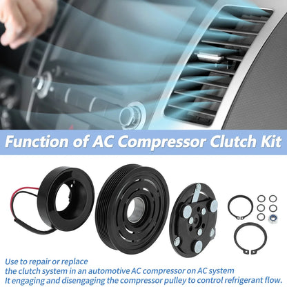 AC Compressor Clutch Kit for Dodge Ram 1500 2500 3500 Dakota (2002-2010)