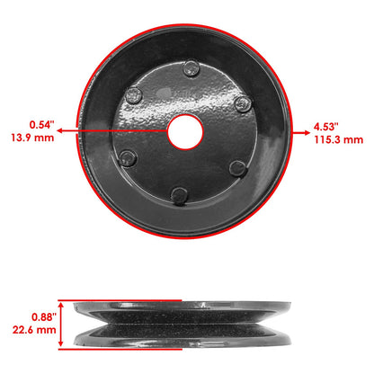 Deck Pulley Replacement for MTD Cub Cadet White Outdoor 2X (1992–1999)