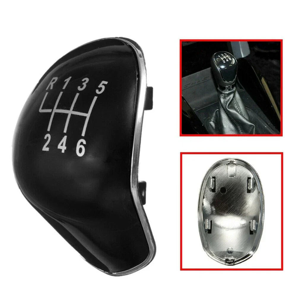 6-Speed Gear Shift Knob Cap Cover for Ford Focus Fiesta Kuga/Mondeo C-Max