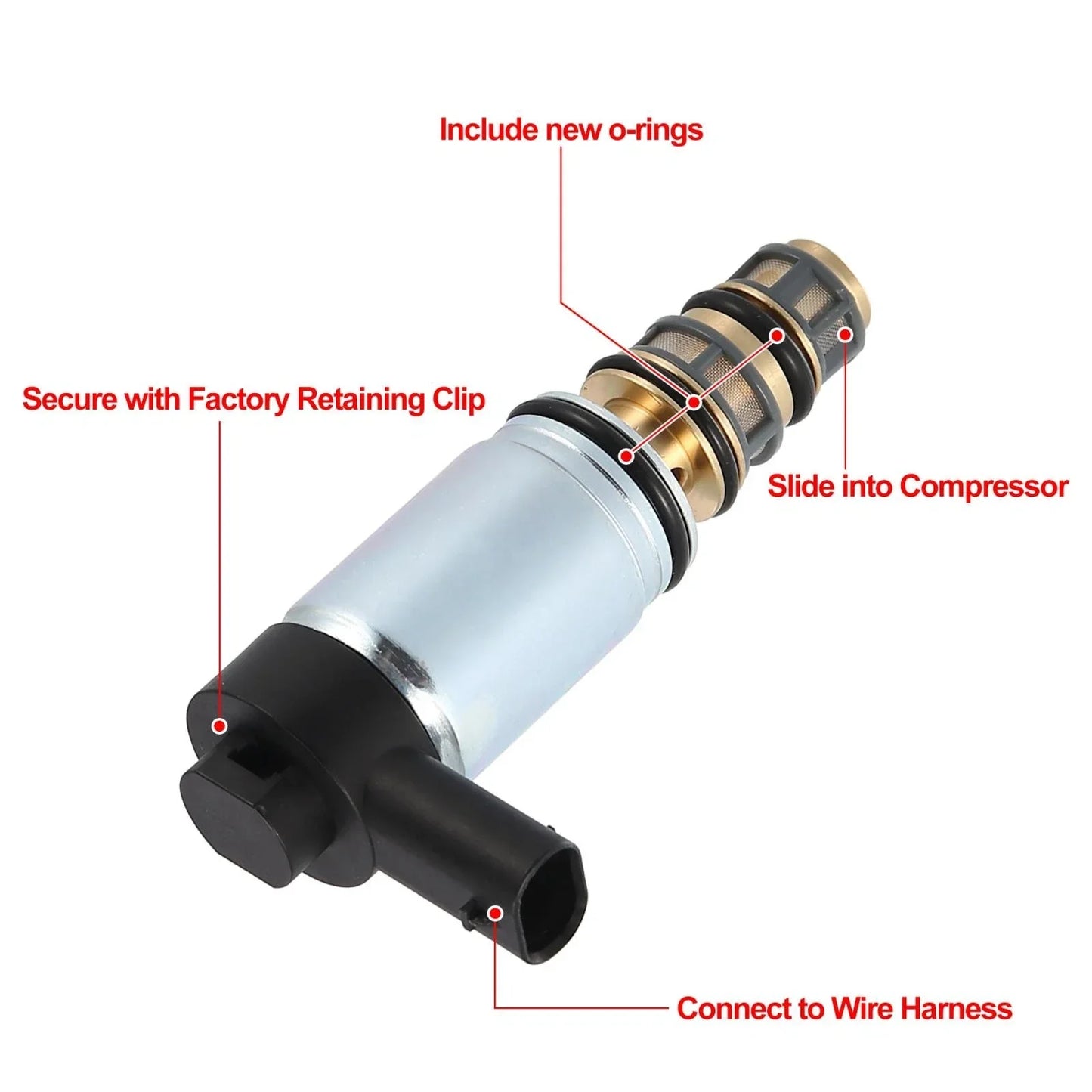AC Compressor Electronic Control Valve for Honda Civic (2016-2018)