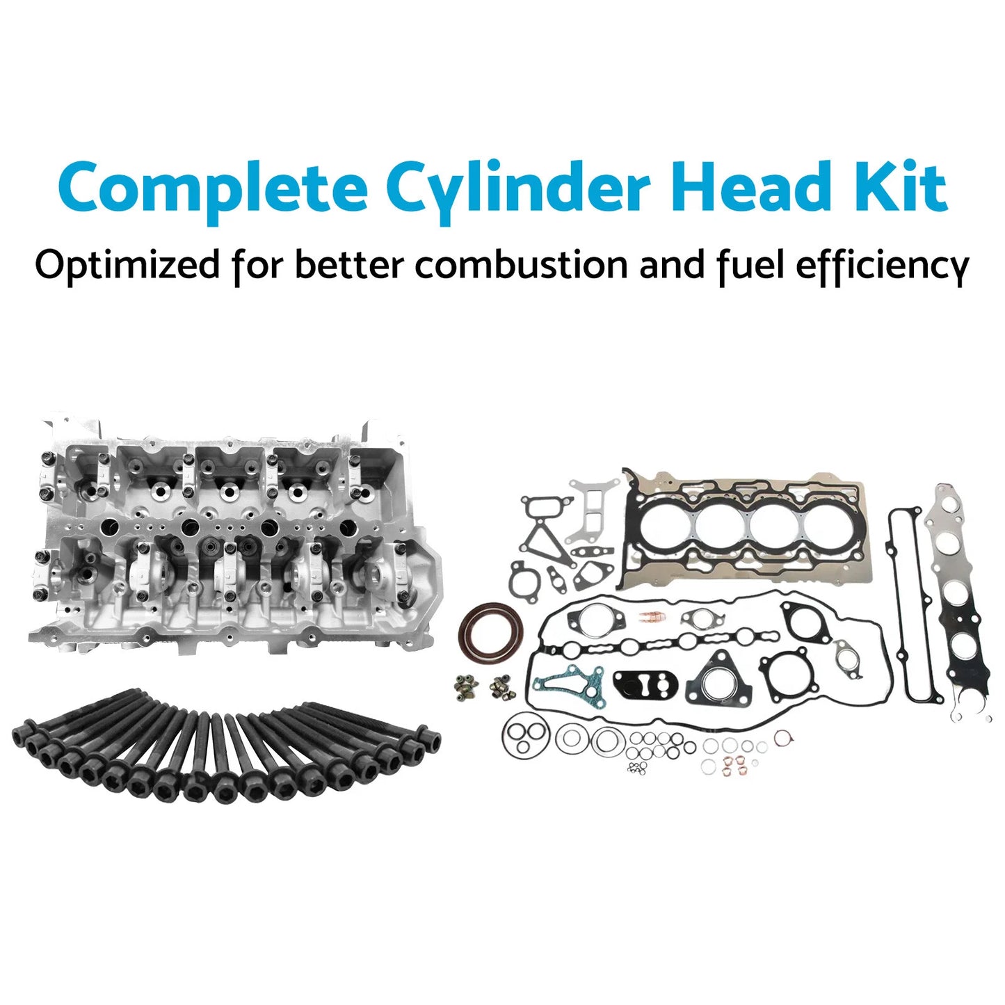 Cylinder Head Kit w/ Gaskets & Bolts for Mitsubishi Triton (2015-2023)