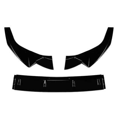Glossy Black Front Bumper Splitter Lip for Audi A5 Sline S5 (2020-2024)