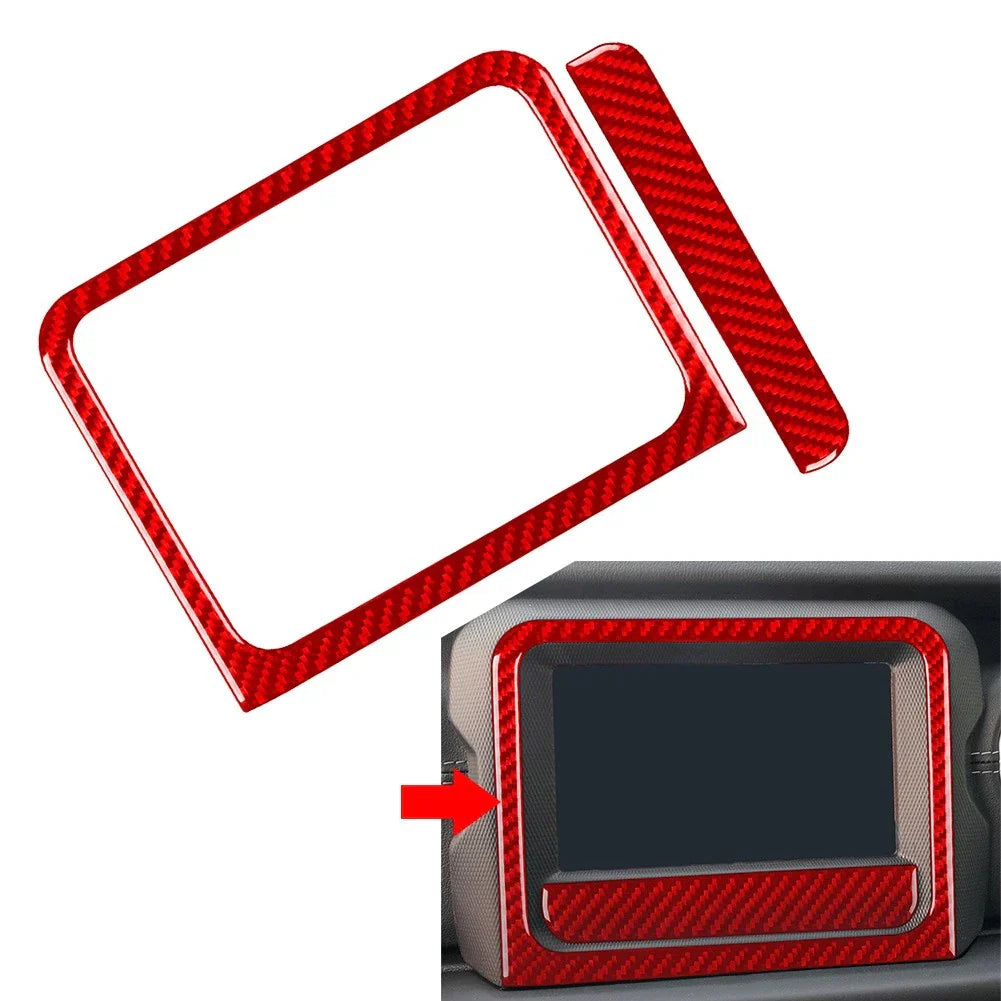 7" GPS Navigation Panel Cover Trim for Jeep Wrangler JL Gladiator (2018-2023)