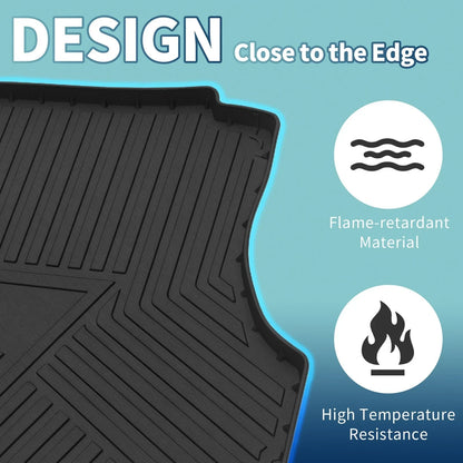 Flat Face Cargo Liner Rear Trunk Mat for Honda Civic (2006-2010) 1 x TPE