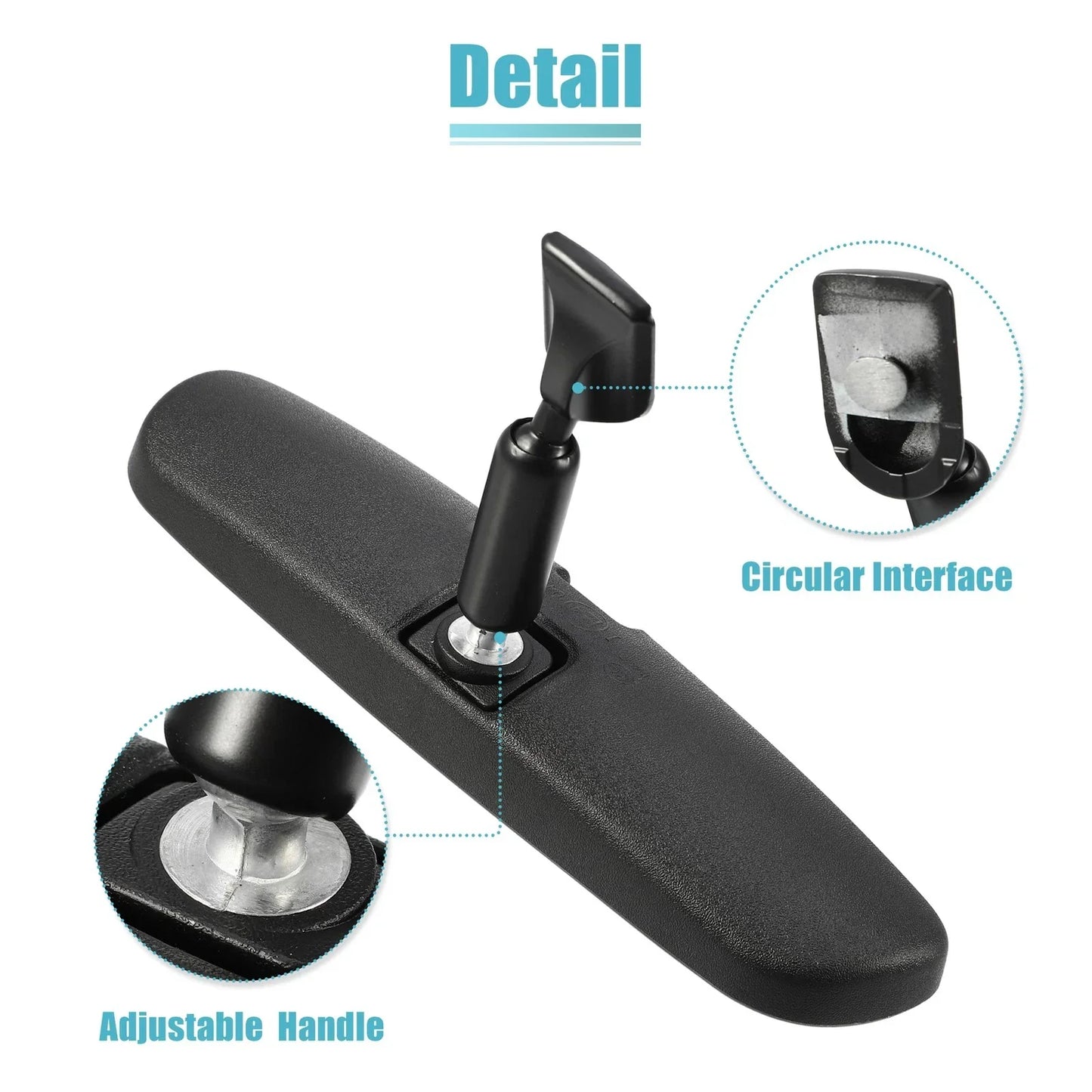 Rearview Mirror Black for Honda Accord (2003-2012)
