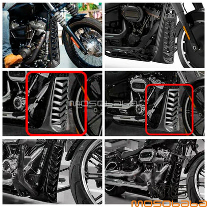 Chin Spoiler Radiator Guard for Softail Street Bob Fat Bob (2018-2020)