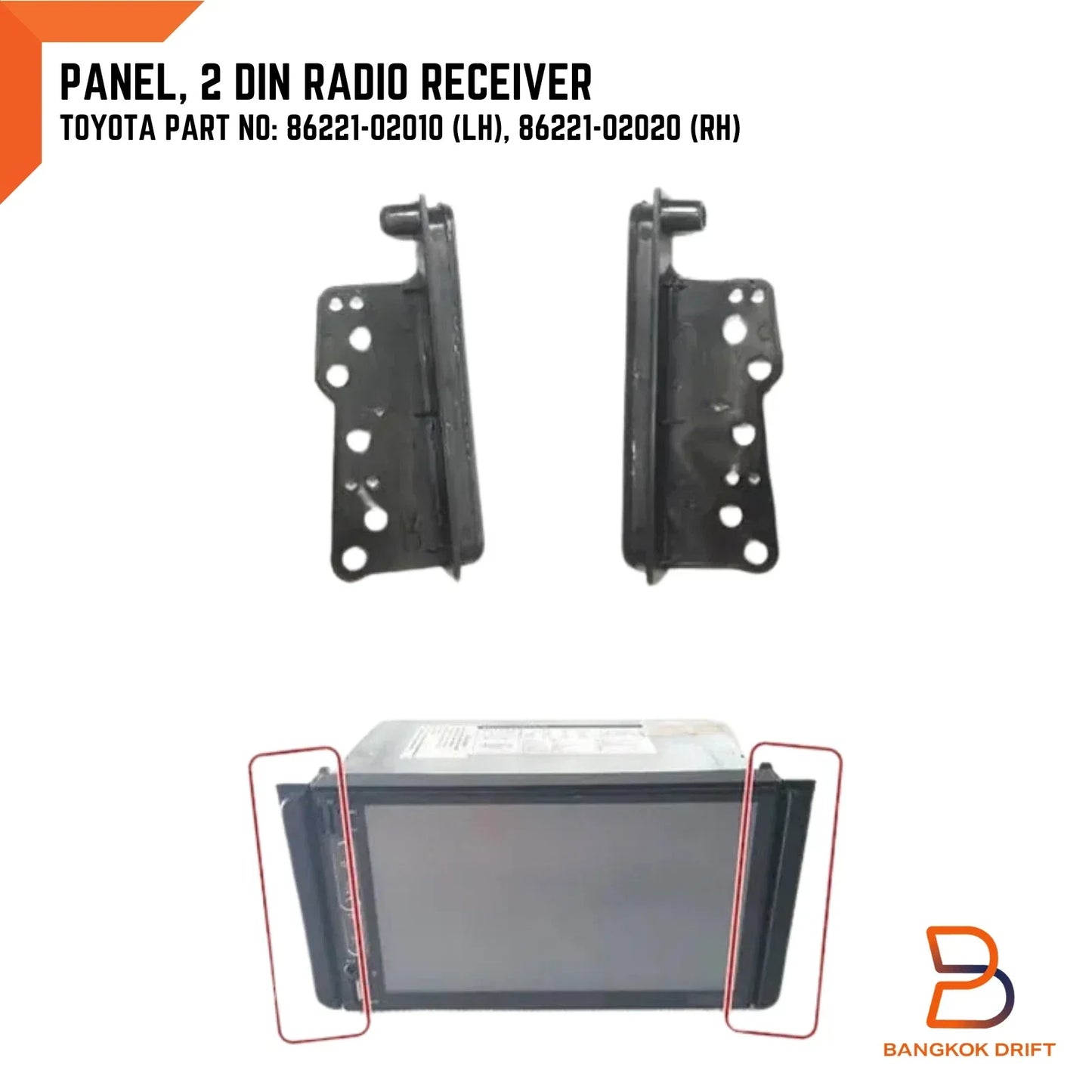 Side Mounting Panel Bracket for Toyota Hilux Corolla