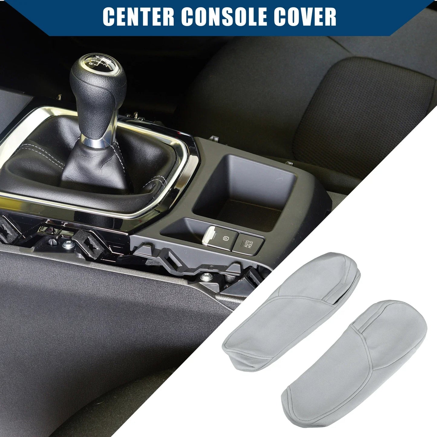 Center Console Armrest Cover for Honda CR-V (2017-2023) - Neoprene Gray