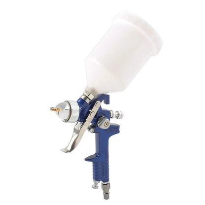 HVLP H827 Spray Gun 600ml Cup 2.0mm Nozzle for Airbrush - Blue