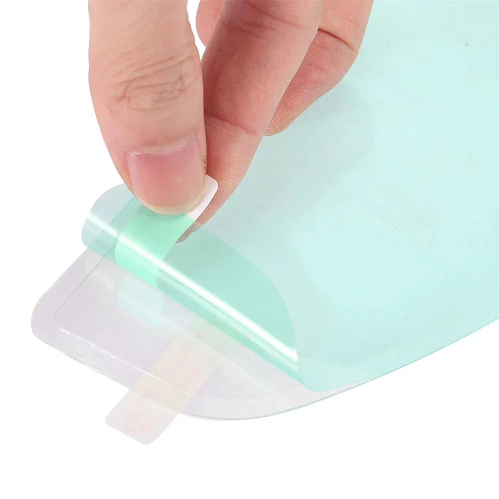 9.65" x 3.46" Rain Proof Anti Fog Film for Motorcycle Helmet