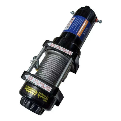12V 4000LBS Electric Winch for Truck with 5mm x 10m Steel Cable