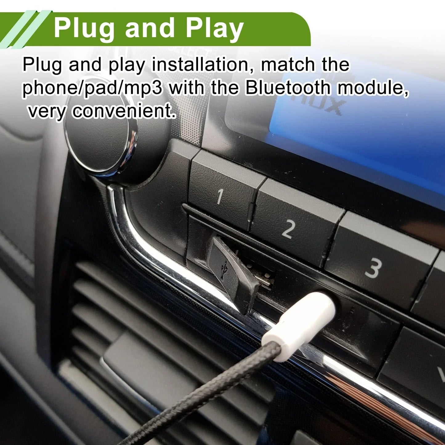 Stereo Radio Harness Bluetooth AUX Adapter for BMW Z4 E85 (2003-2008)