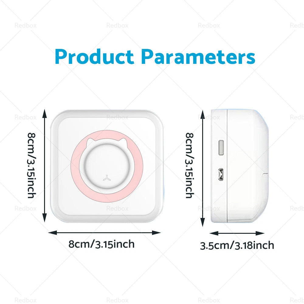 Inkless Photo Paper for Pocket Thermal Printer - Wireless Bluetooth