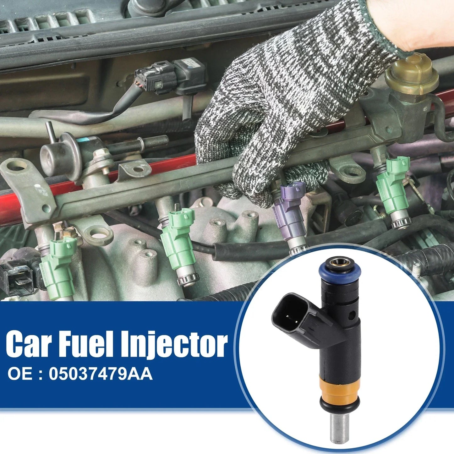 Fuel Injector Nozzle for Dodge Charger 5.7L (2006-2018) - 2 x Replacement Nozzles