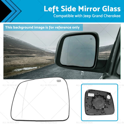 Left Side Mirror Glass for Jeep Grand Cherokee WK (2010-2021)