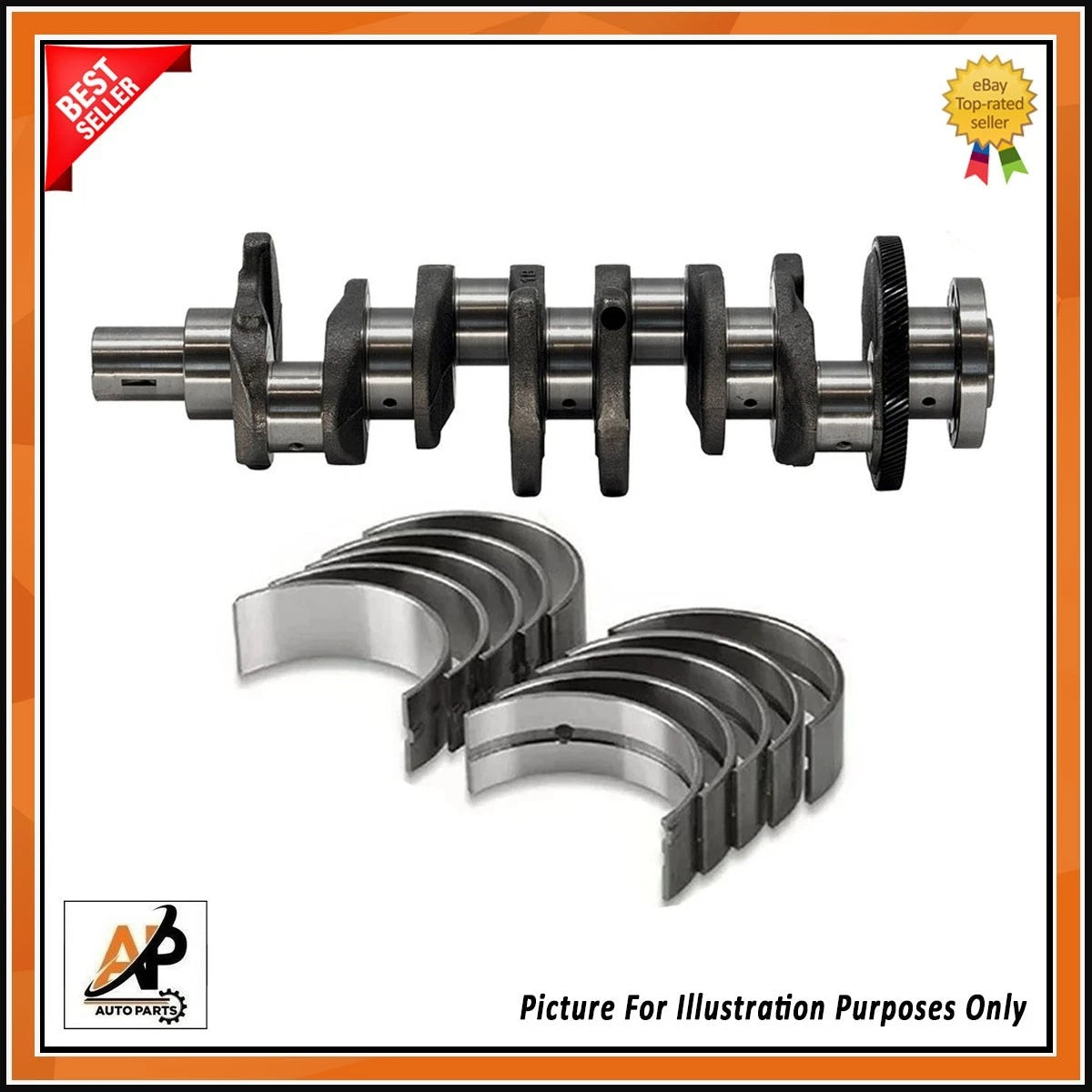 Forged Crankshaft with Bearings for Hyundai ix35 Tucson 2.0 CRDi (2010–2020)