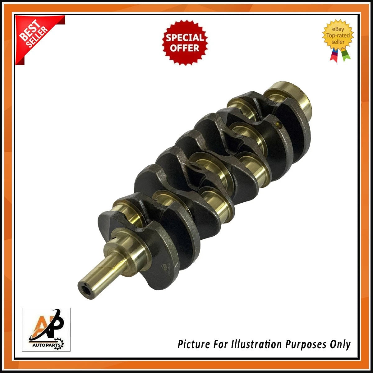 Crankshaft Replacement for Hyundai Kia I800 Sorento H1 H350 K2500 Iload (2000–2009)