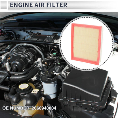 Car Engine Air Filter for MERCEDES-BENZ A-CLASS (2004-2012) - 1 x Filter