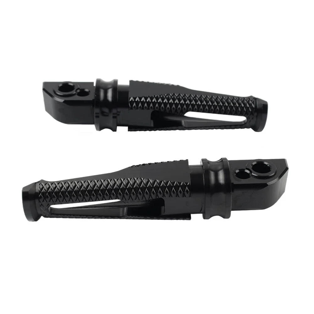 Rear Passenger Foot Pegs Black for Daytona 675, 955i, Tiger 1050 (2006-2017)