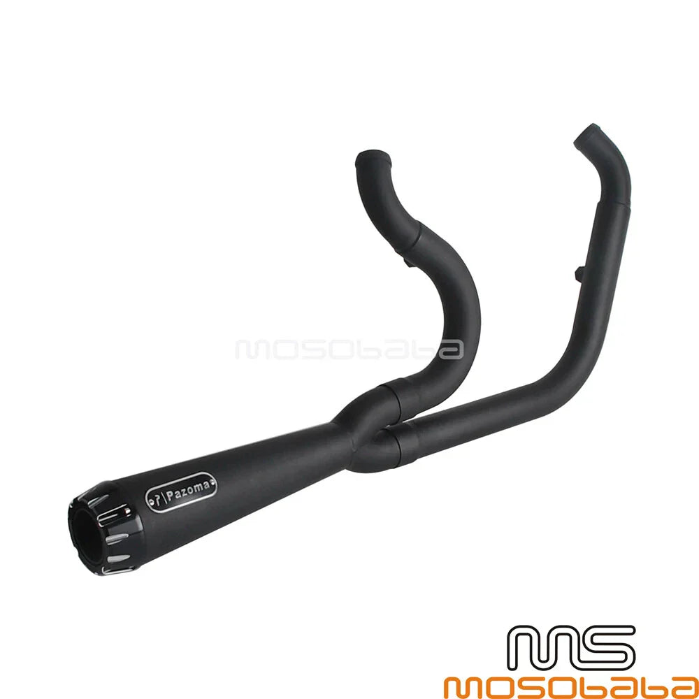Full 2-into-1 Exhaust System for Harley Softail Standard FXST, Street Bob FXBBS