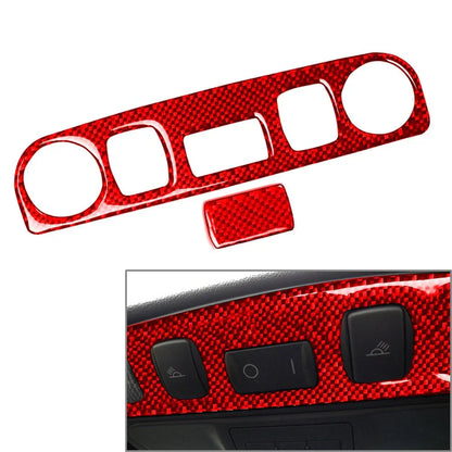 Convertible Car Reading Light Panel Cover Trim Carbon Red for Audi TT (2001-2006)