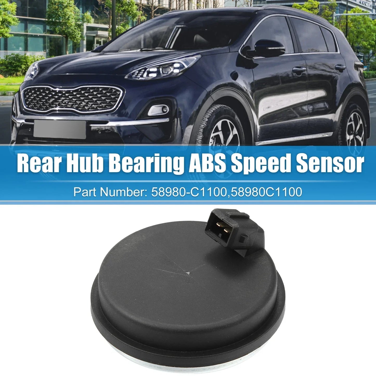 Rear Hub Bearing ABS Speed Sensor for Hyundai KIA (2006-2011) 2 x