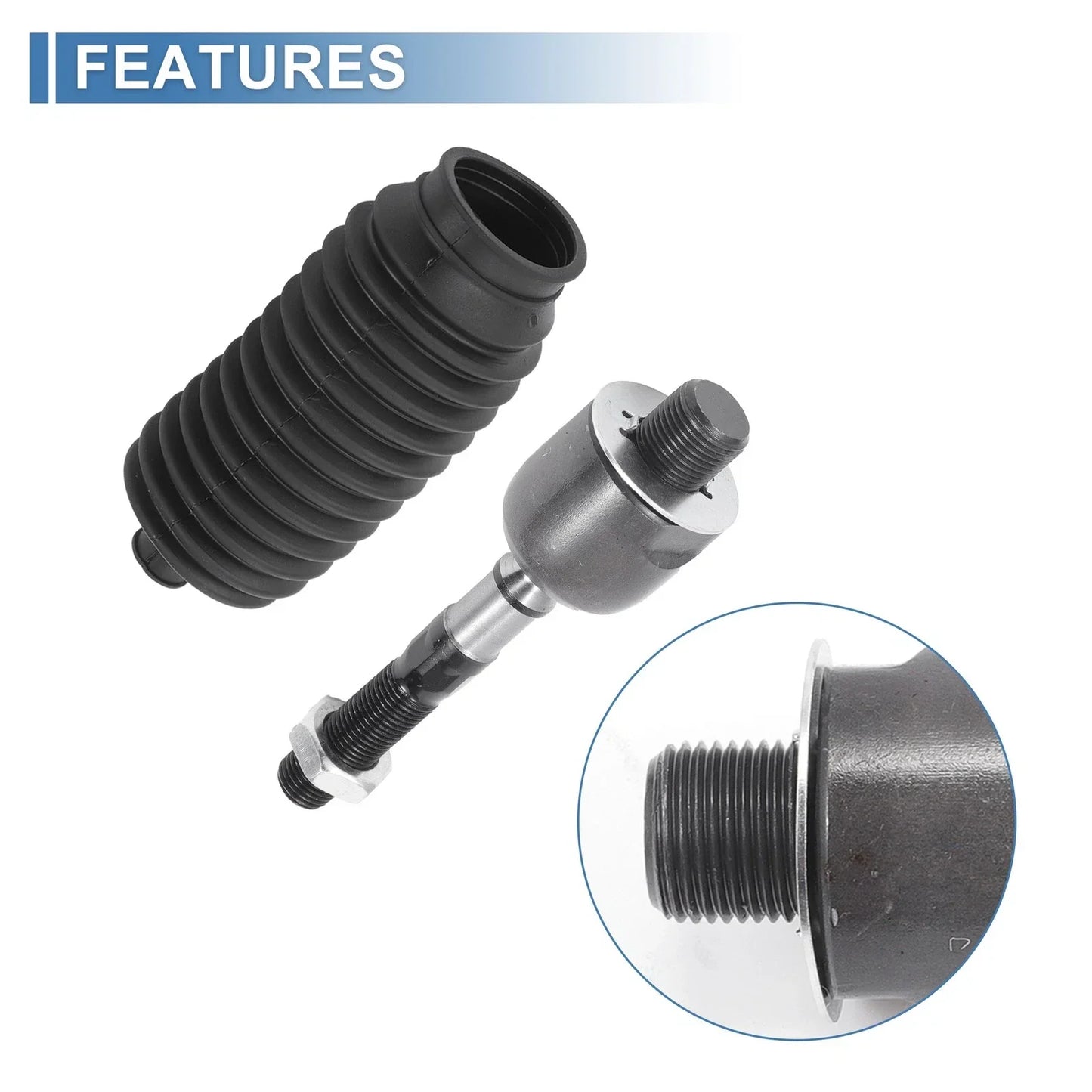4 x Front Inner Tie Rod End Links for Honda Accord & Acura TL (2003-2007)