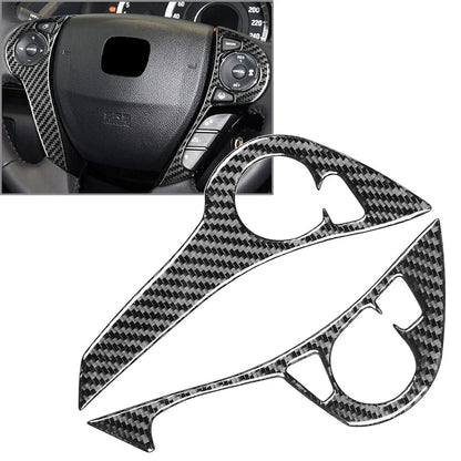 Carbon Fiber Inner Steering Wheel Button Cover for Honda Accord (2013-2017)