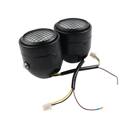 1PC Motorcycle Twin Dominator Dual Lamp Headlight for Street