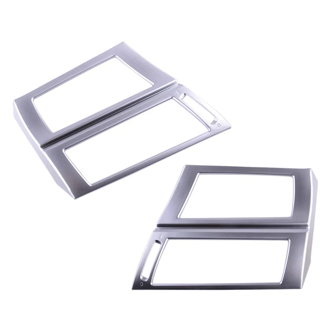2 x Chrome Air Conditioning Socket Frame Trim for BMW X5 E70 X6 E71 (2008-2013)