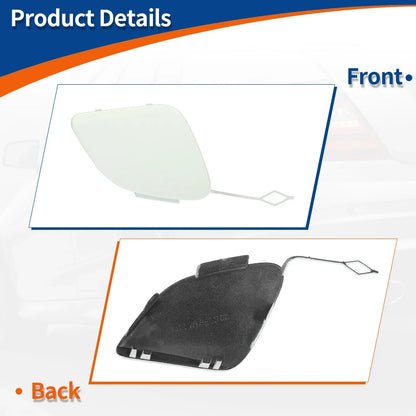 Front Bumper Tow Hook Cover for Mercedes-Benz CLA W117 (2014-2019) White