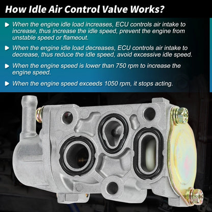 Fast Idle Air Control Valve for Honda CR-V 1997-2001 2.0L (1997-2001)