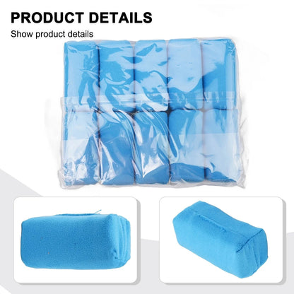 10pcs/Set 8cm Car Detailing Suede Sponge Applicator for Car