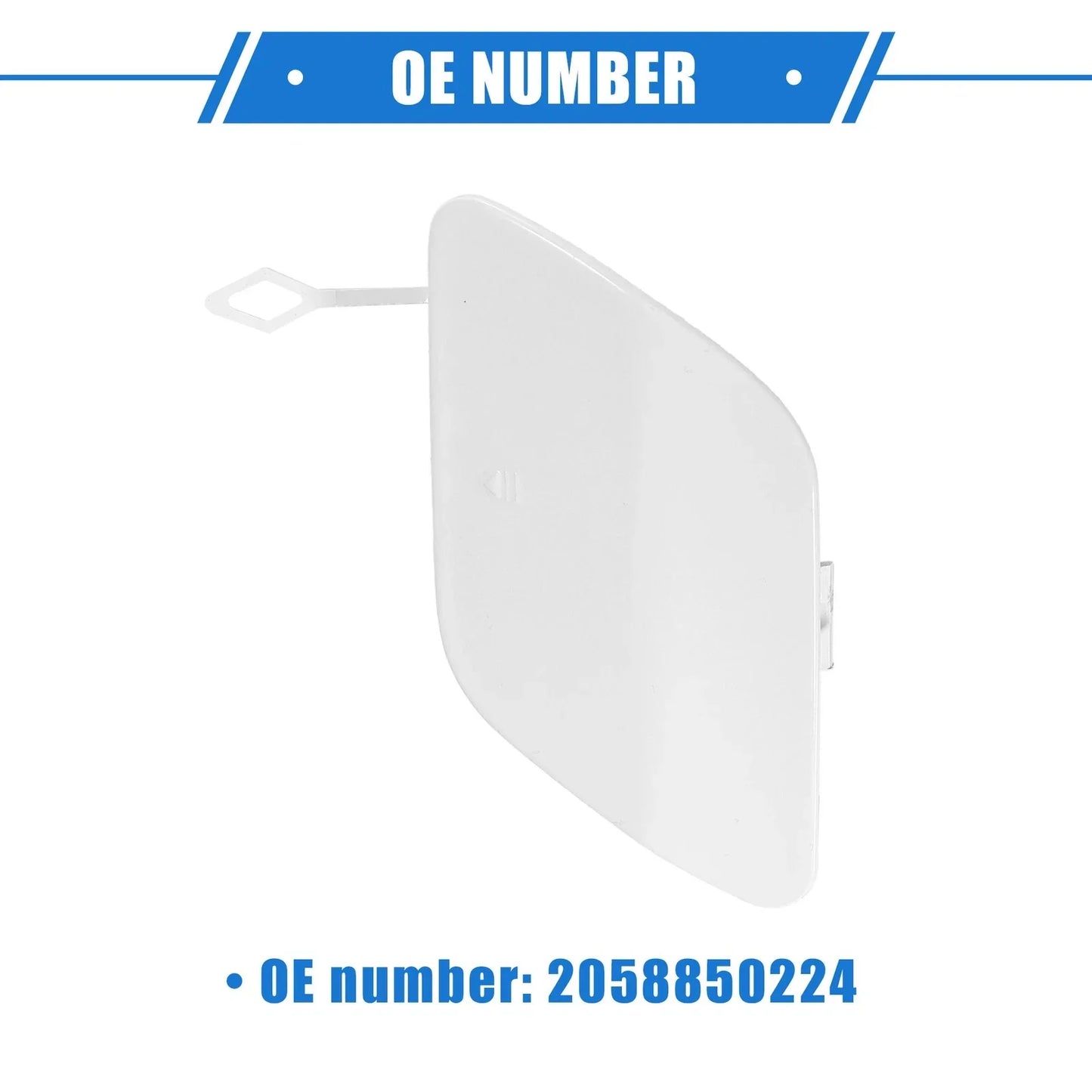 Car Rear Bumper Tow Hook Eye Cover for Mercedes-Benz C300 (2015-2021)